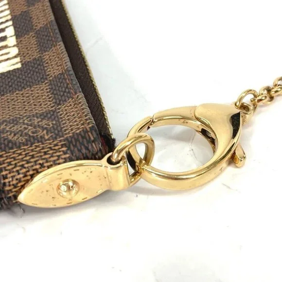 LOUIS VUITTON Damier Pochette Mira MM Accessory Pouch Chain Shoulder Bag - Picture 5 of 15